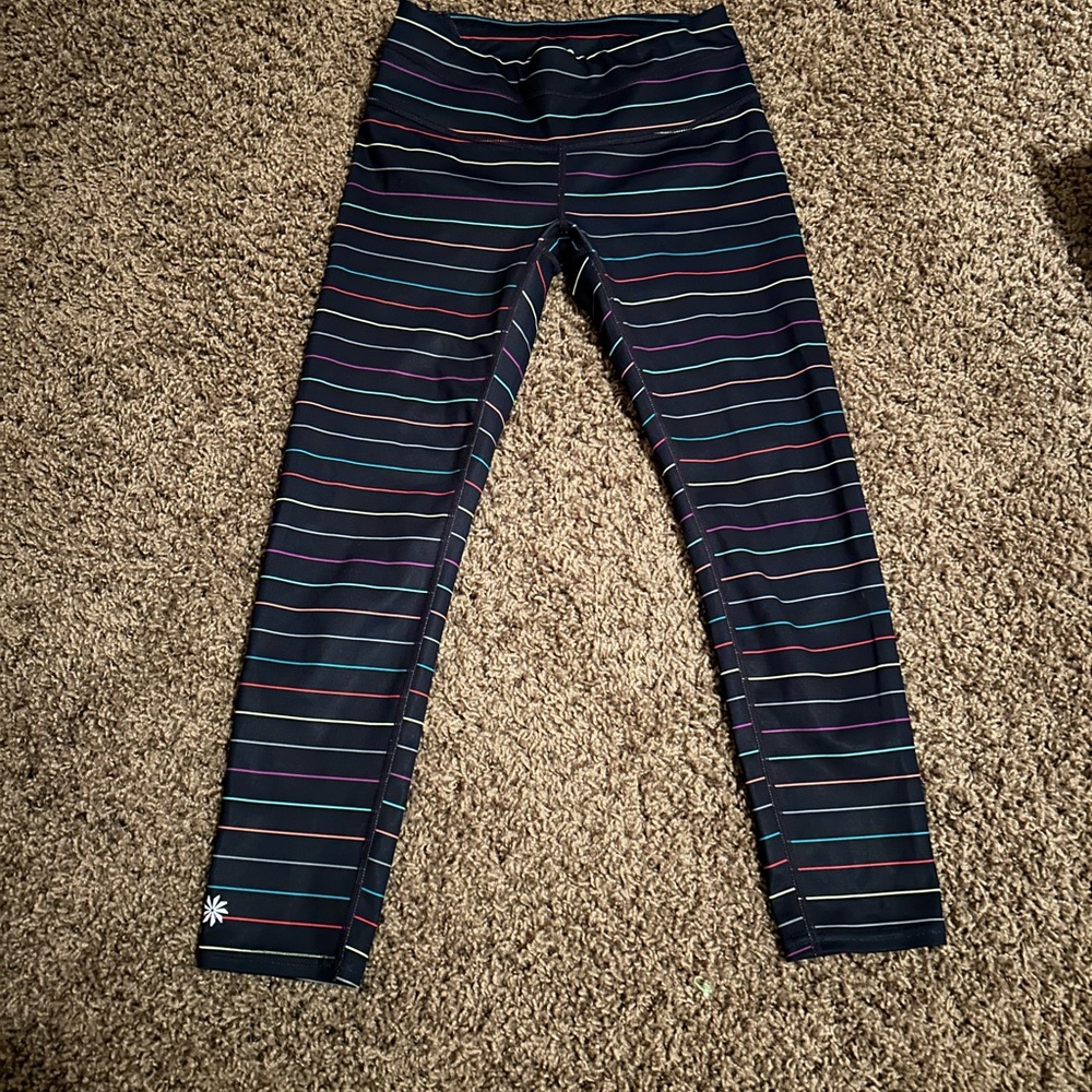 Athleta multicolored short leggings.